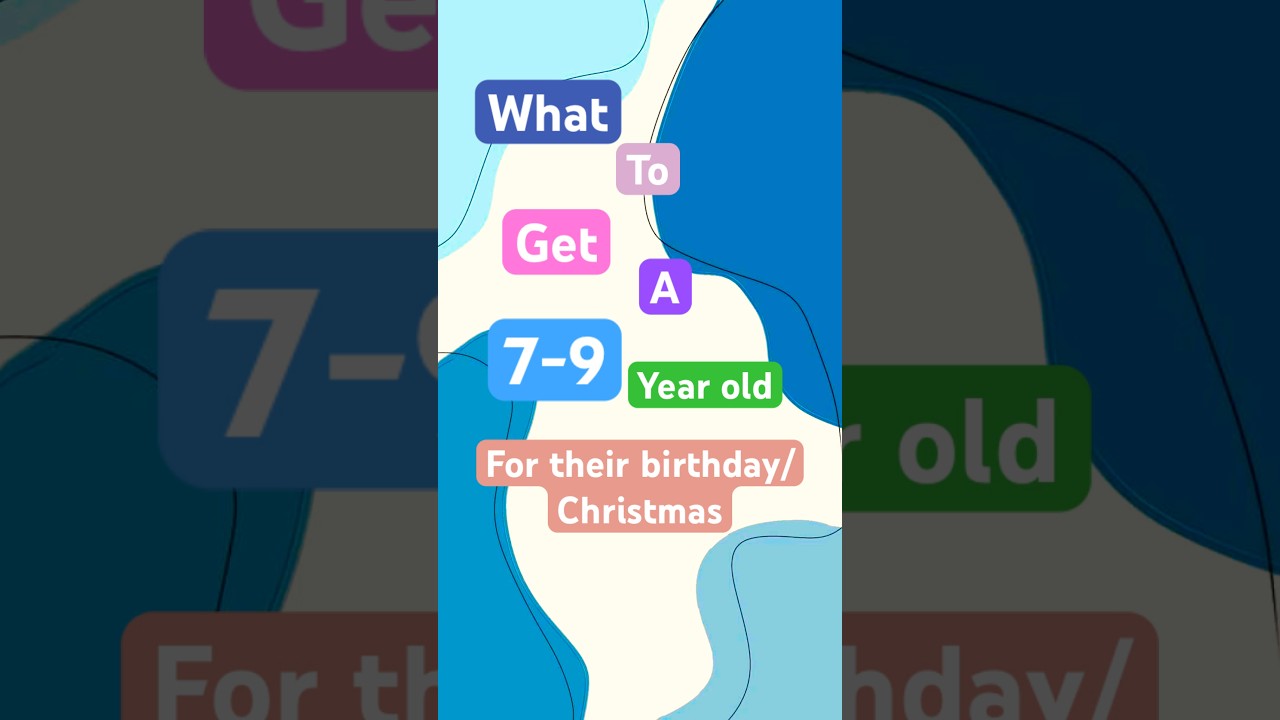What to get a 7-9 year old for their birthday/Christmas #christmas #gift #birthday #shorts #cute
