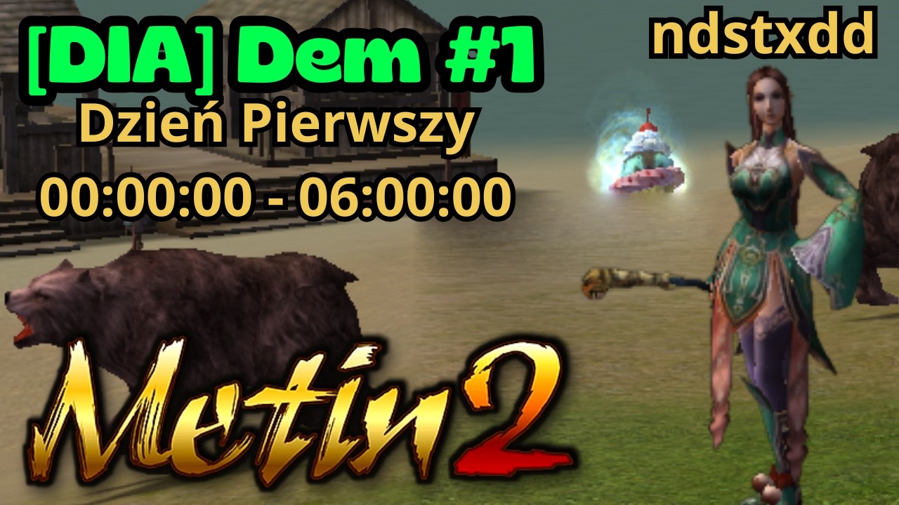 Metin2 Dia Dem #1-  PIĘKNY START NA NOWYM SERWERZE