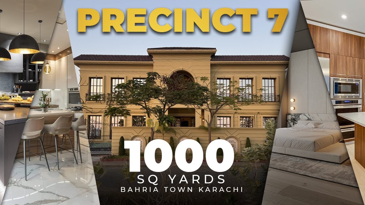 1000 Sq Yards Luxury Villa Inside Tour | Precinct 7 | Bahria Town Karachi