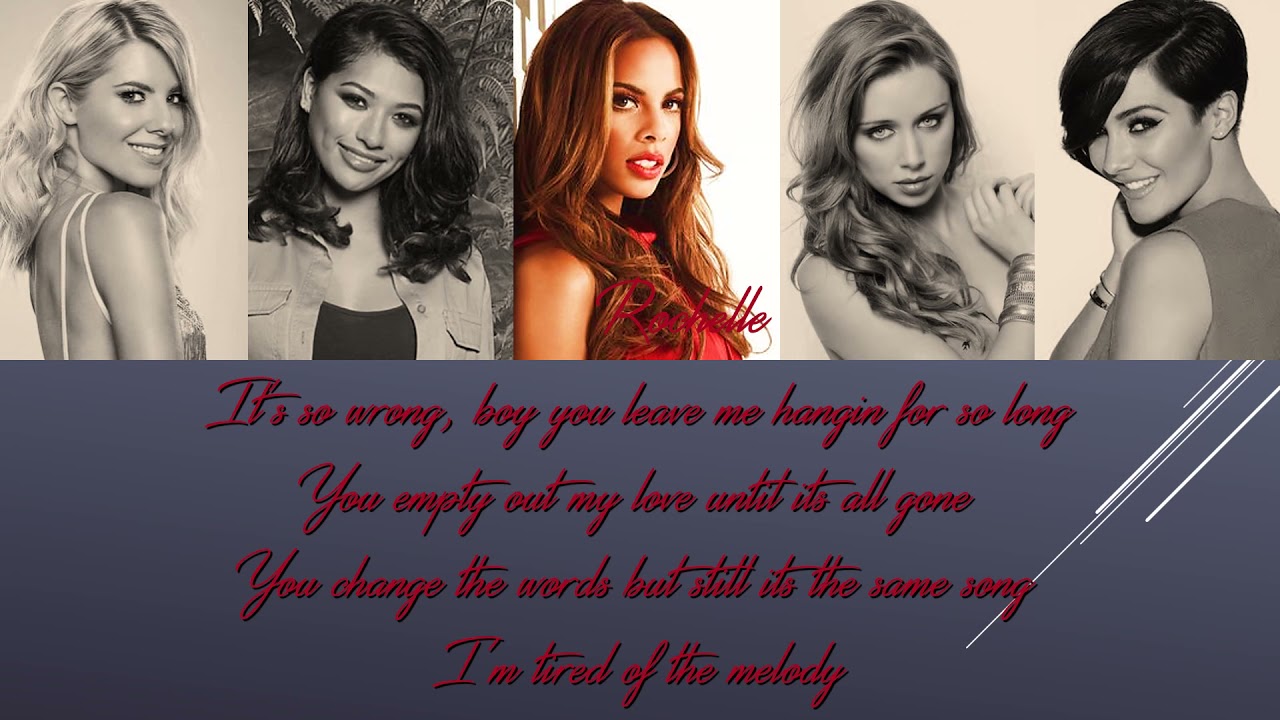 The Saturdays - Issues (Lyrics In Colors)