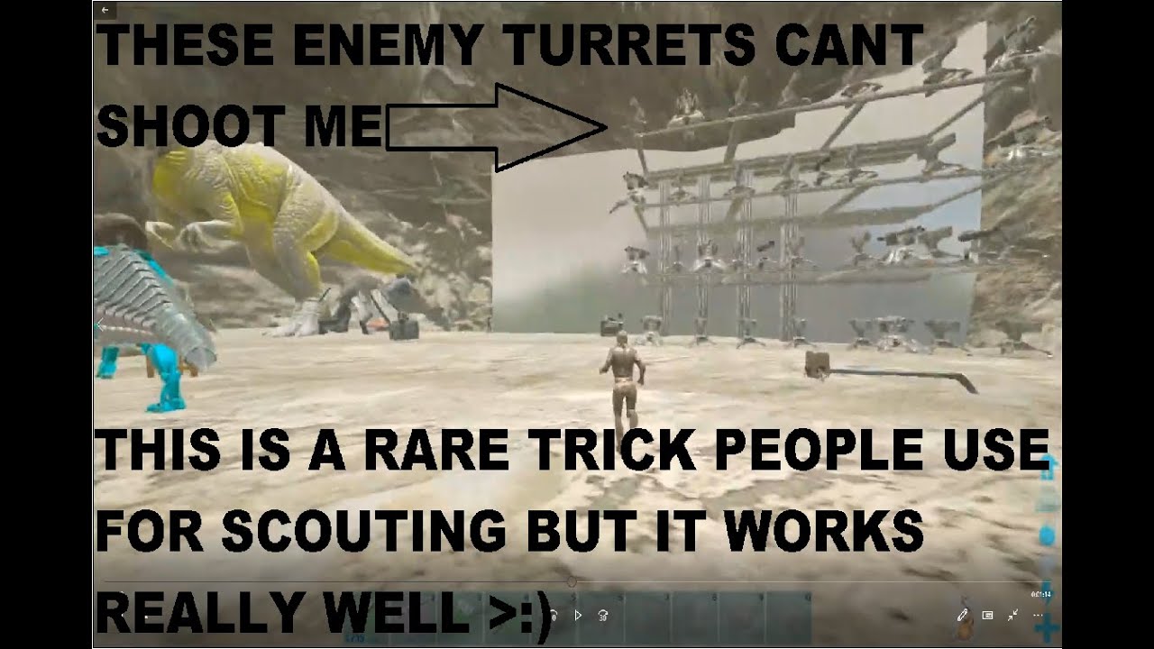 How to scout any base in ark explained.