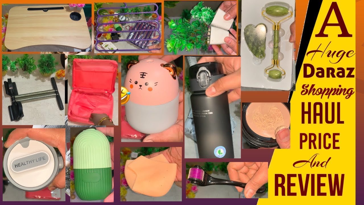 A huge daraz be shopping haul |~ price and reviews || @HappinessWithKiraNaji 