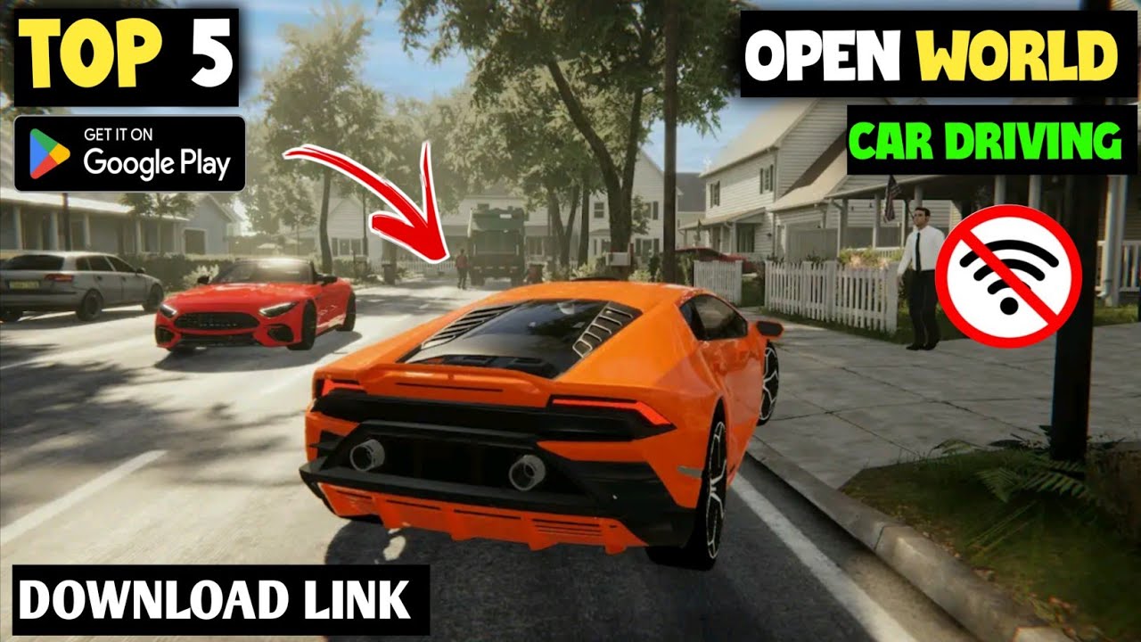 Top 5 Best Car Driving Games For Android 2025 | Offline Open World Car Games