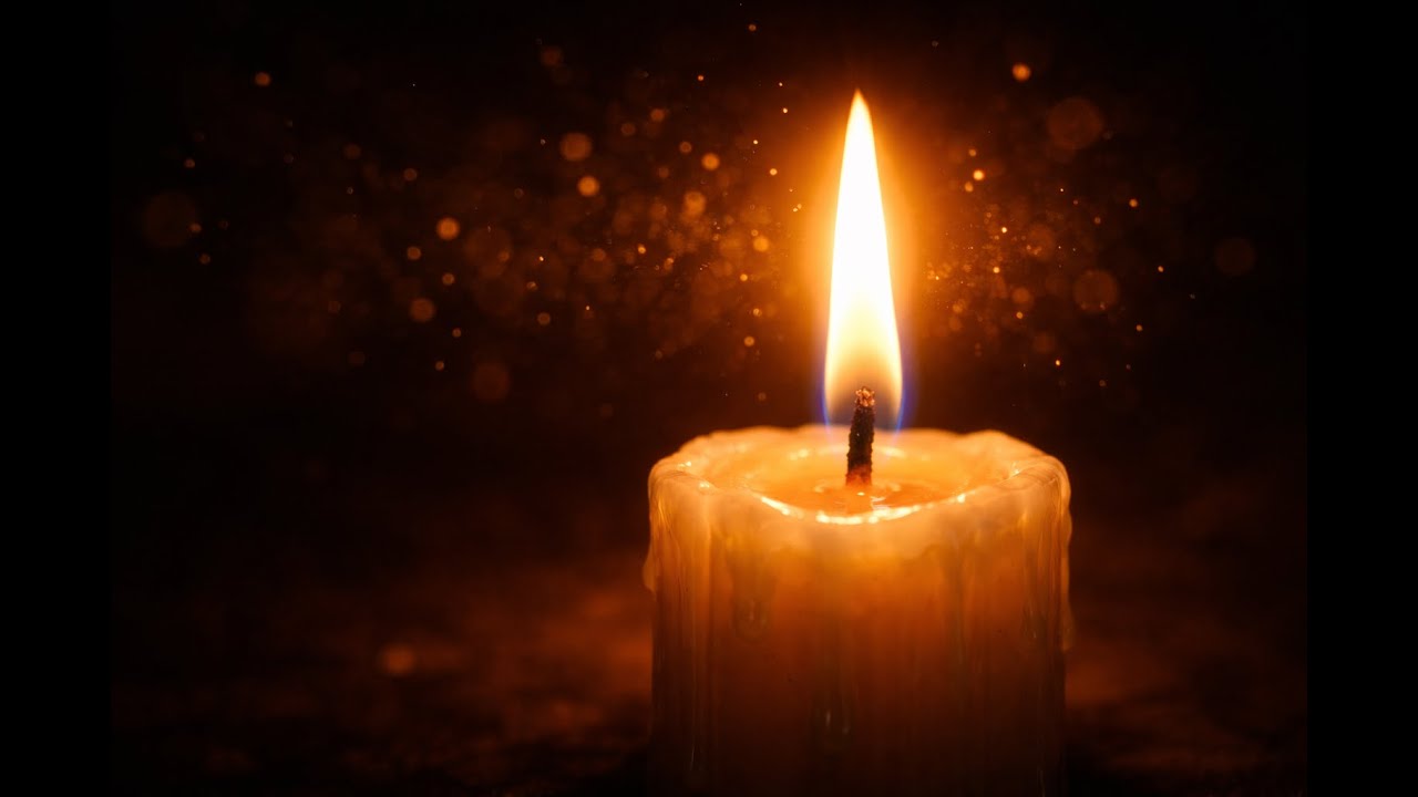 Light on a flame