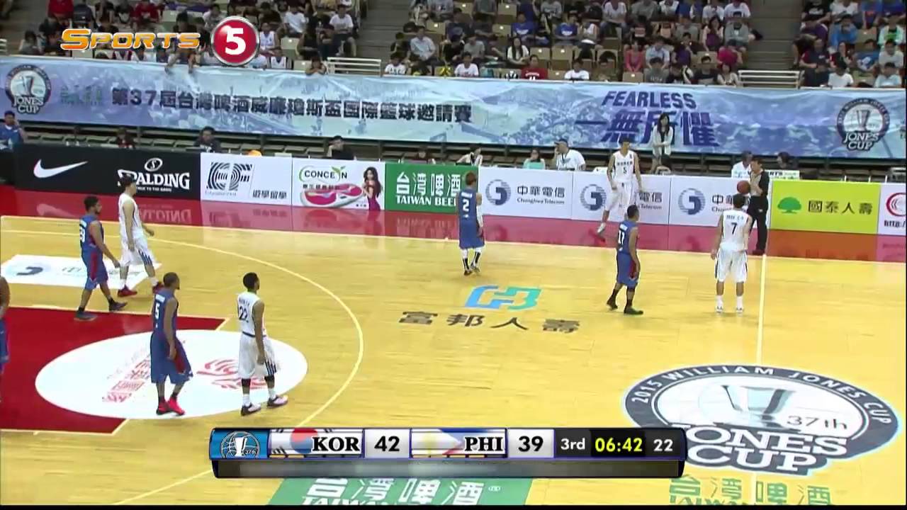 Philippines vs. Korea - Q3 | JONES CUP 2015