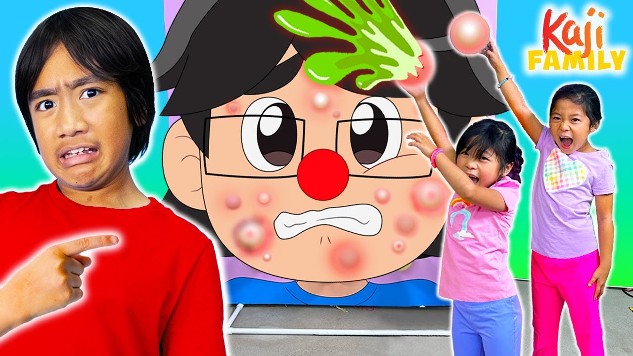 Ryan, Emma, & Kate Play Pop the Pimple!