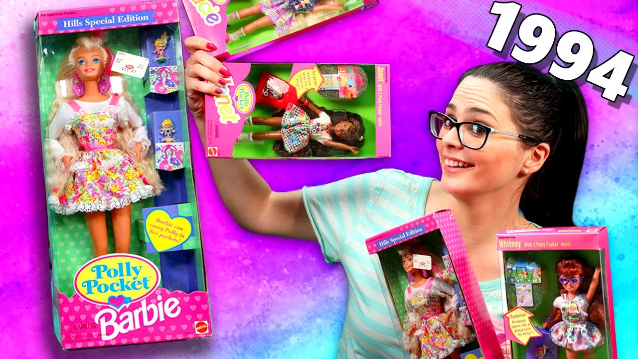 Opening And Restoring Vintage 1994 Barbie Polly Pocket Dolls - We Hit 200k Subscribers!