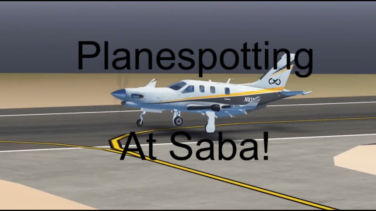 Planespotting at Saba Airport!