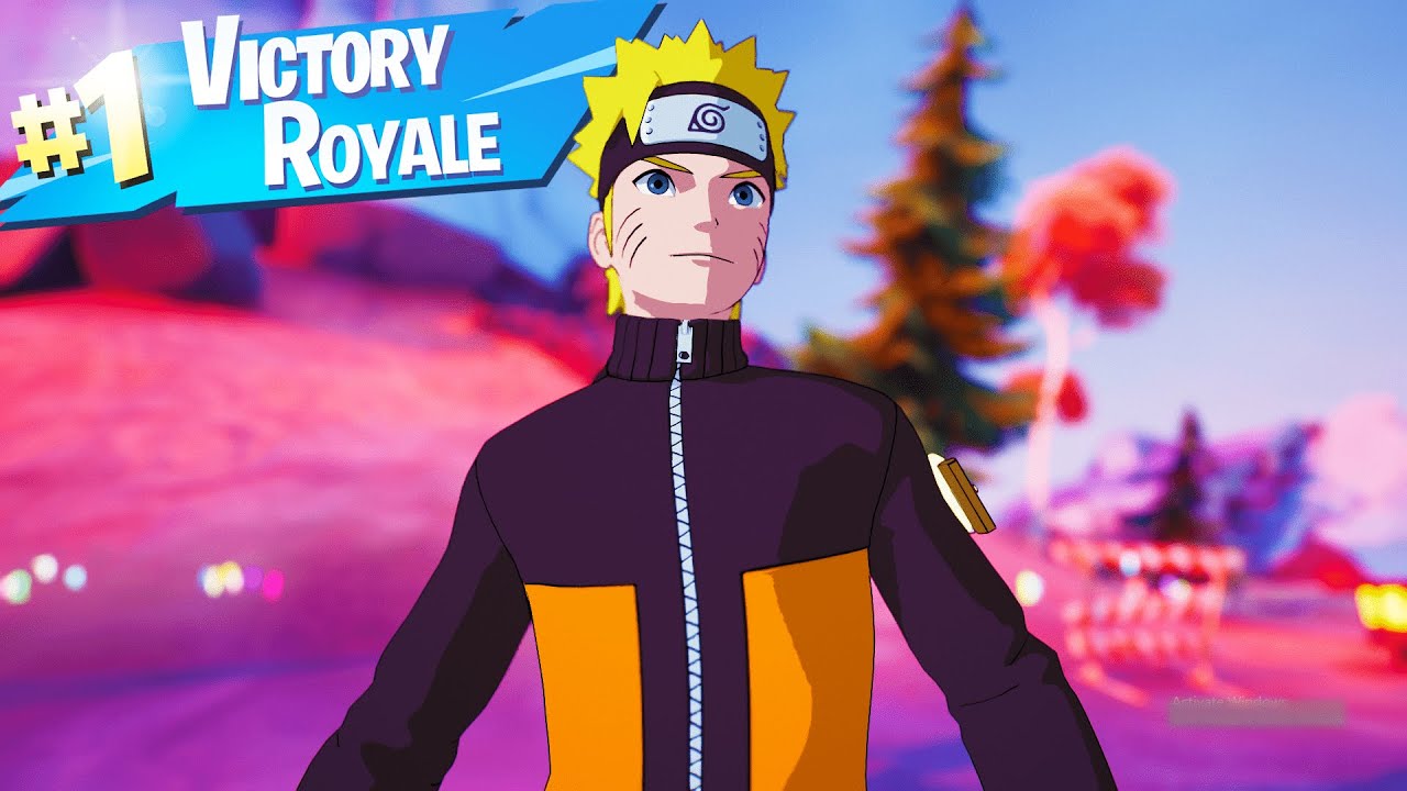 *NEW* NARUTO SKIN GAMEPLAY! / Solo Victory Royale w/ HANDCAM (Fortnite Season 8 No Commentary)