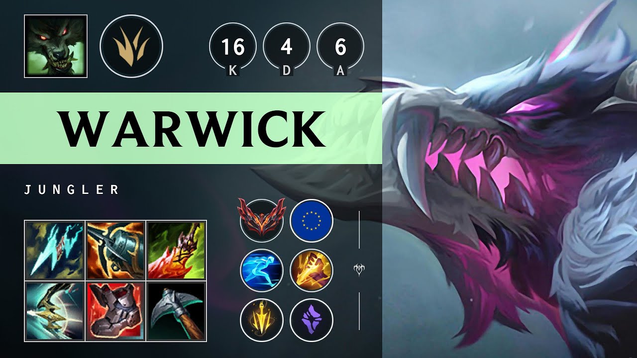 Warwick Jungle vs Wukong - EUW Grandmaster Patch 25.12