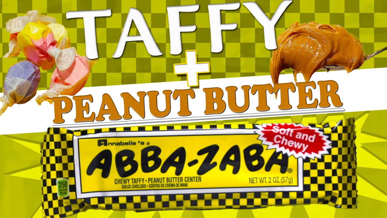 Abba Zaba Bar = Taffy + Peanut Butter! Trying Nostalgic Candy