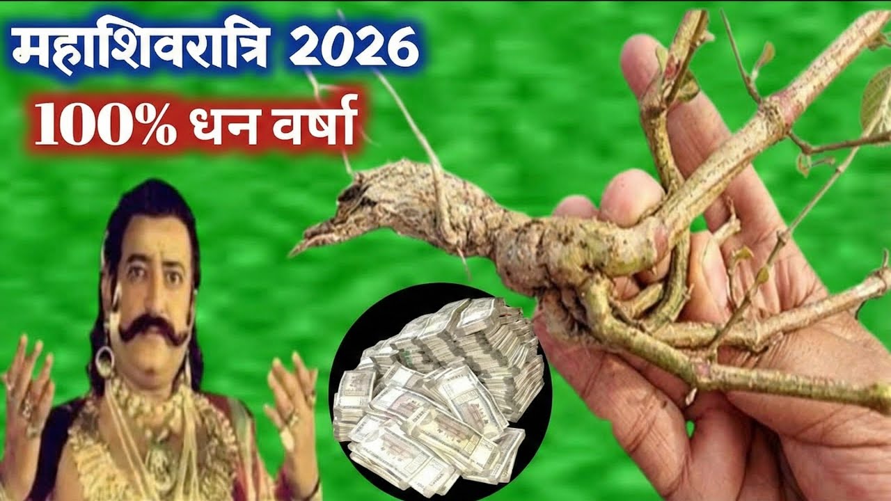 15 फरवरी महाशिवरात्रि पर इस पौधे कि जड़ को घर लाने से तुरंत मिटेगी गरीबी हाथ लगेगा खजाना #shivratri 