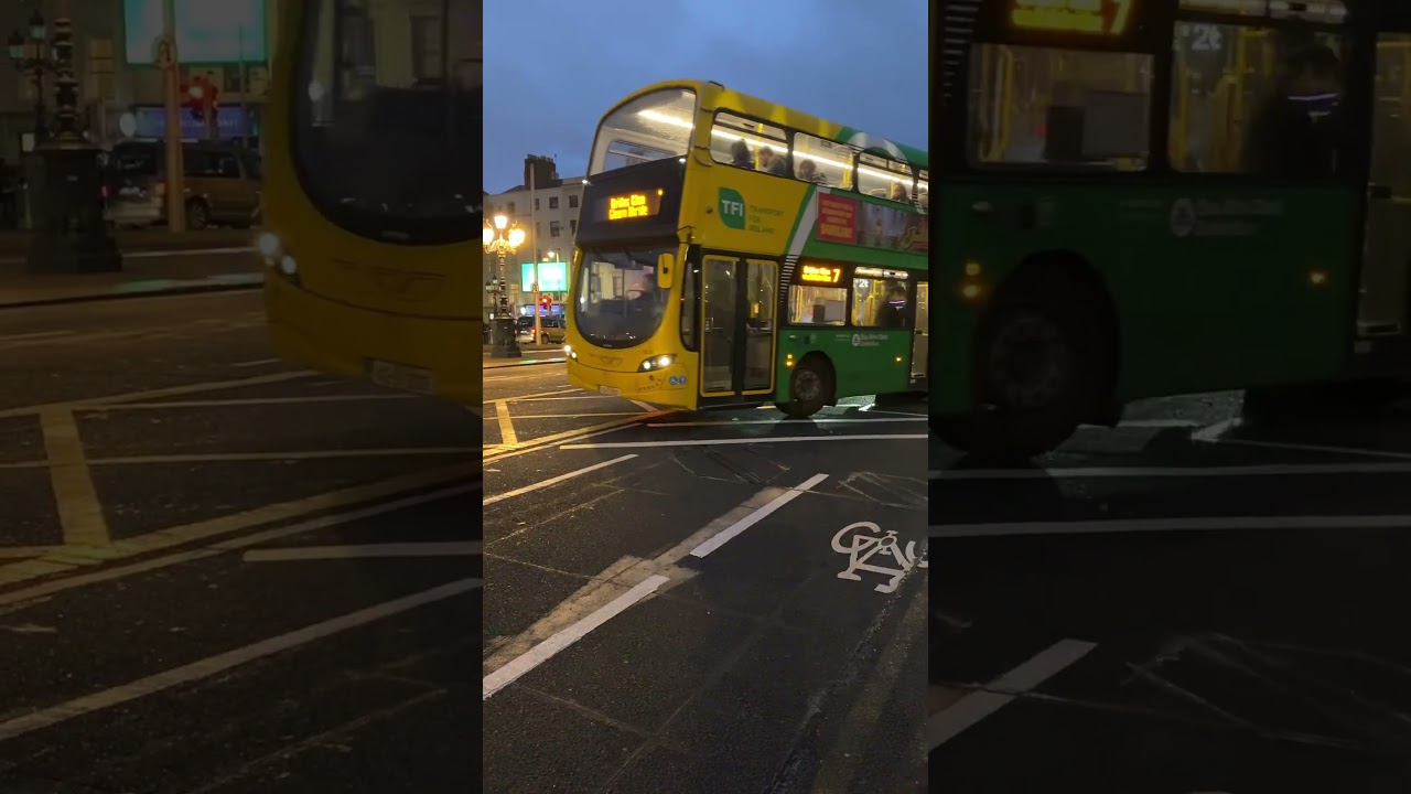 Dublin bus: Wright Eclipse Gemini 3 SG38|O&rsquo;Connell bridge,Dublin City-Route 7