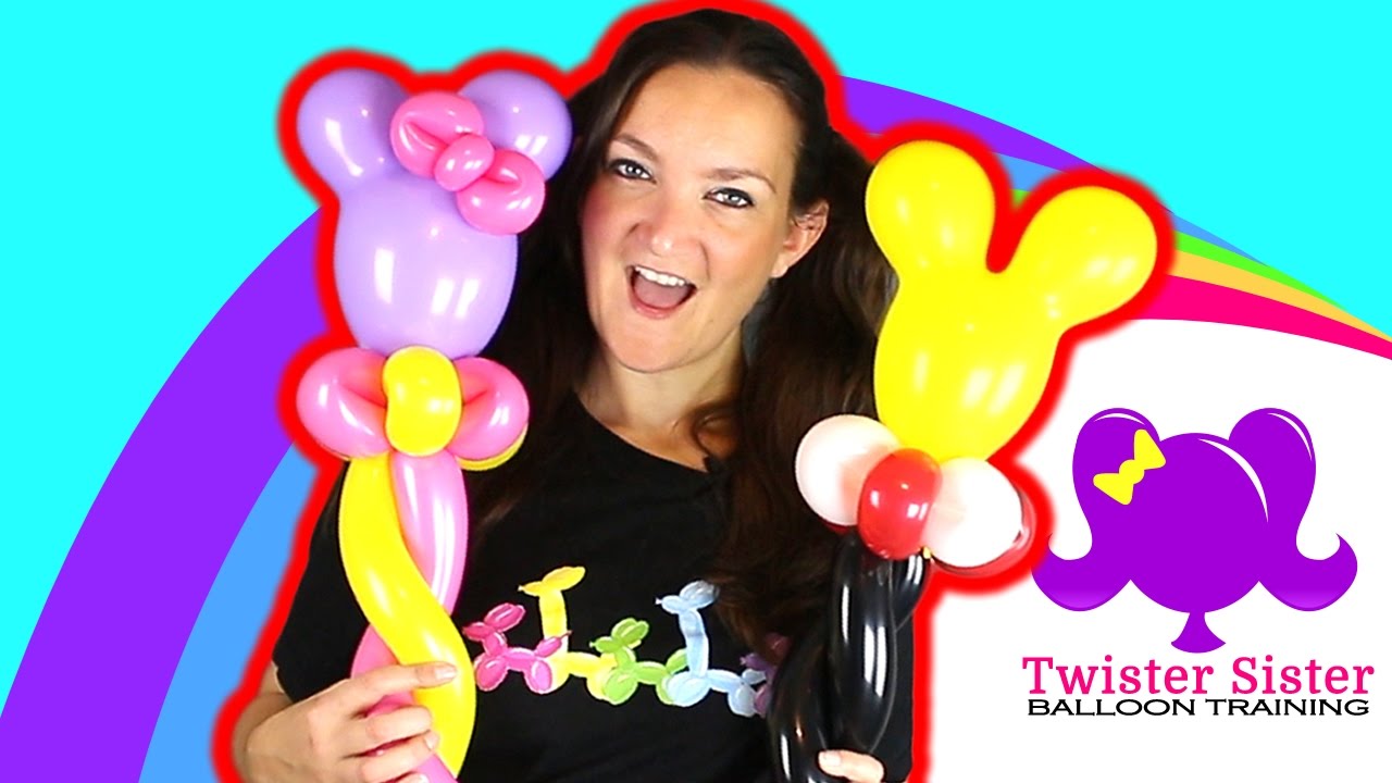 MOUSE WAND Balloon Animal Tutorial - Learn Balloon Animals with Holly!