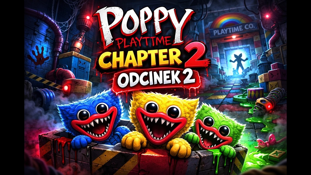 Przeszedłem te małe Huggy Wuggy w Poppy Playtime Chapter 2 #2 (część druga)