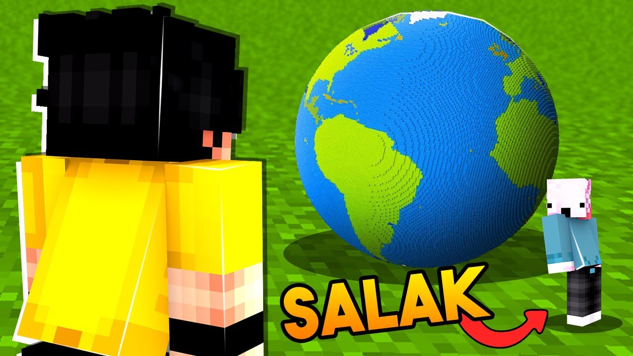 Minecraft'ta GER&Ccedil;EK&Ccedil;İ D&Uuml;NYA İLE SALAK KARDEŞİMİ TROLLEDİM!!
