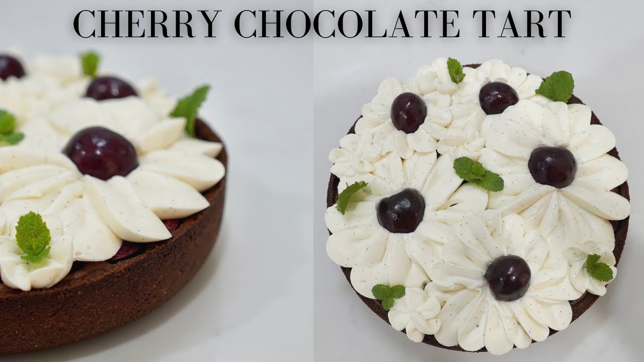 Cherry & Chocolate Tart | Professional Pastry Chef Makes