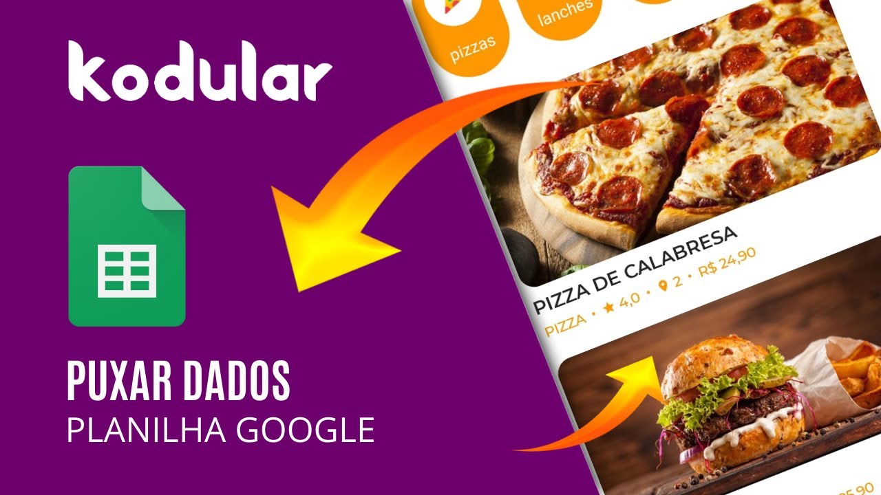 COMO PUXAR DADOS DA PLANILHA DO GOOGLE EM LISTA NO KODULAR