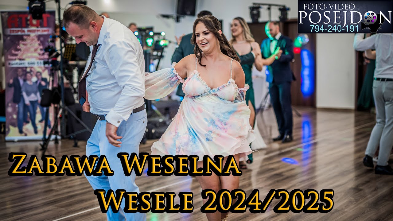 Wesele 2024 2025 Zespół ATUT Sala bankietowa, Popowo Letnisko Pod Sosnami Zabawa Weselna cz2