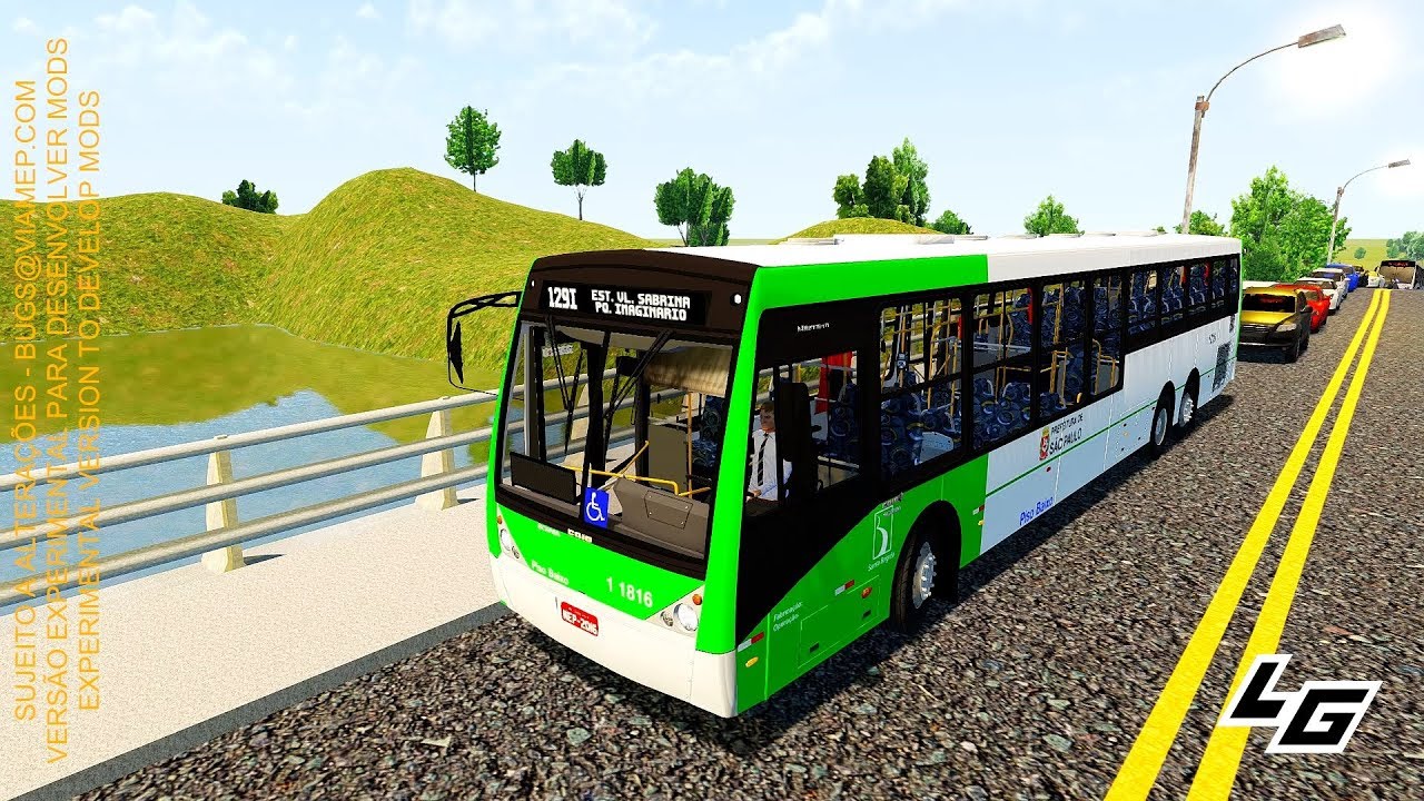 🔴Nova atualização + suporte a mods no Proton Bus | Caio Millennium II Scania K270UB 6×2 +G27