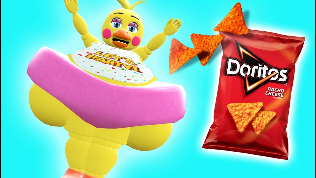 CHICA EATS TOO MANY DORITOS! (Gmod FNAF Sandbox Funny Moments) Garry's Mod