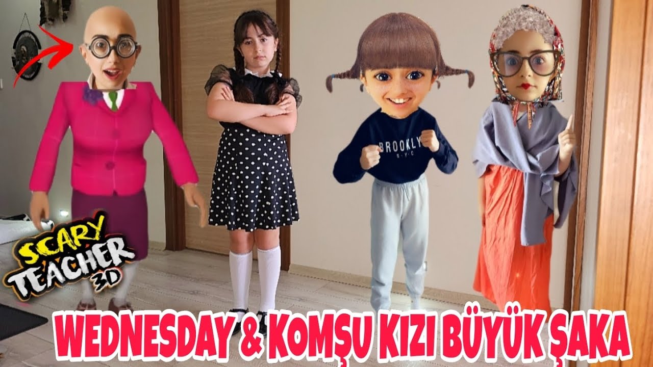 WEDNESDAY ESMA ve PELİNSU ŞAKA YAPTI ماما جابت بيبي - جنى مقداد | طيور الجنة