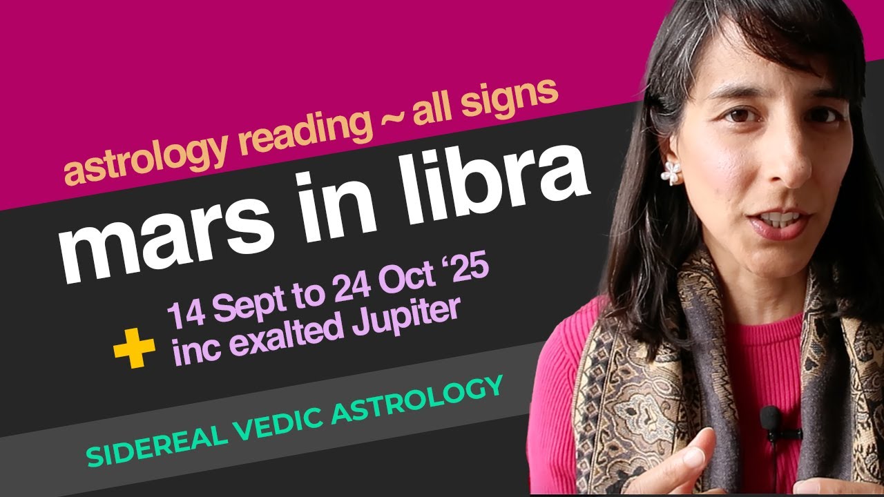 Mars in Libra 2025 // Vedic Astrology Predictions, All Signs