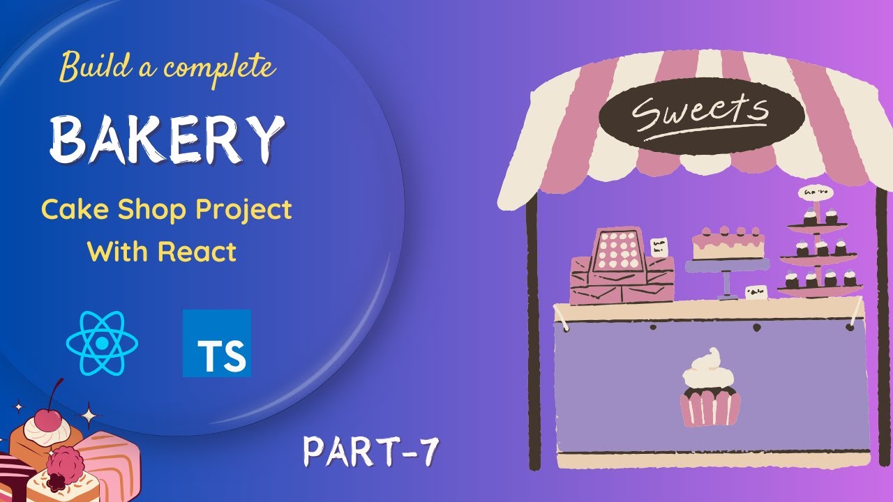 Build a Cake Shop Website with React + TypeScript | Vite Project Tutorial | For Placement