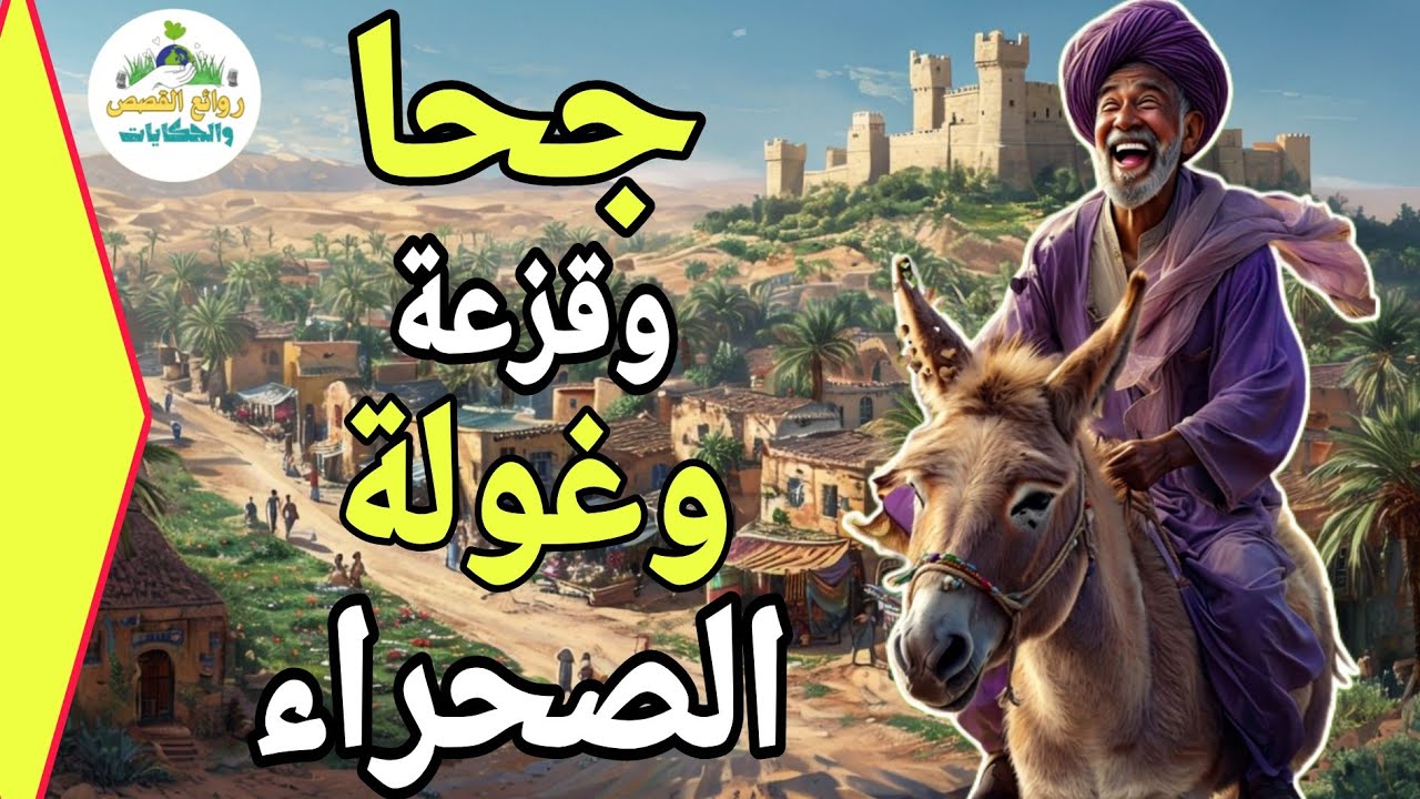 #قصة_جحا وقزعة الذكي وغولة الصحراء ويكف اوقعها جحا وقزعة في الفخ وحبسو زوجها  #رسوم_متحركة ❤
