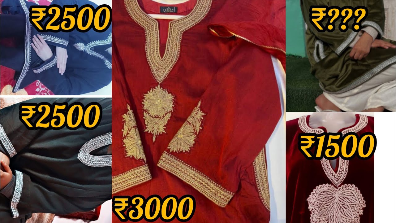 New latest tilla pheran design under ₹3000 thousand only 🪡🧵 office wear till pheran design 