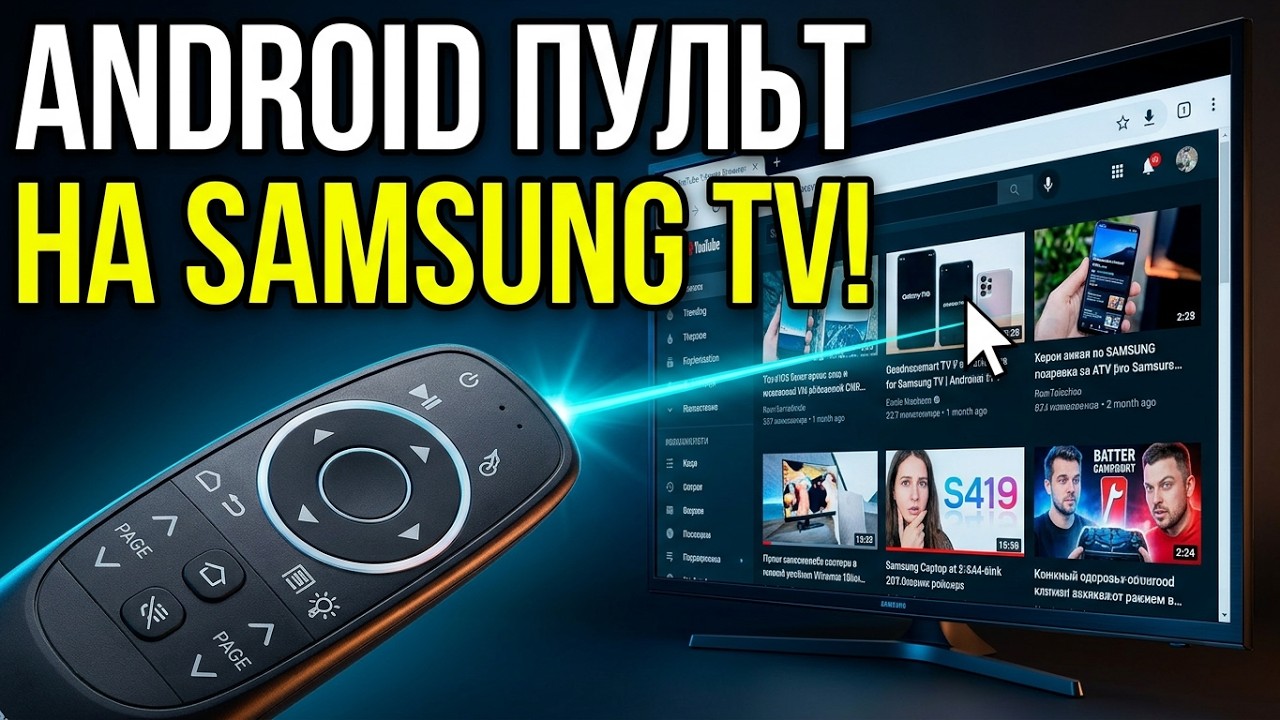 ПУЛЬТЫ ОТ ANDROID ТВ БОКСОВ НА SAMSUNG SMART TV TU7100 - БУДУТ ЛИ РАБОТАТЬ?