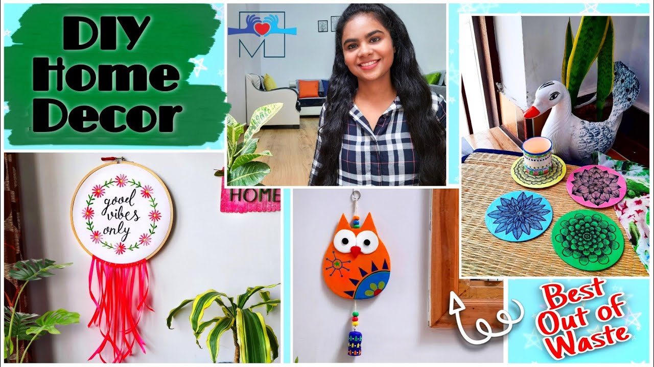 3 Amazing Home Decor From Waste Materials | Easy wall decor ideas | DIY