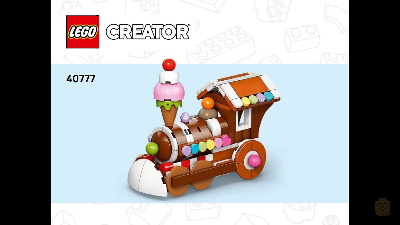 LEGO Creator Seasonal 40777 - Complete Gingerbread Train Instructions! (Step-by-Step Guide)