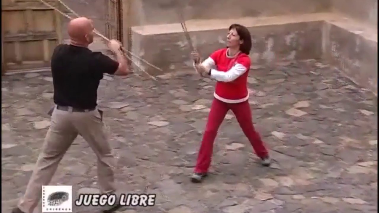 Juego del Palo Canario-Iniciacion-Palo al cuello y cabeza-Tagoror Chiregua