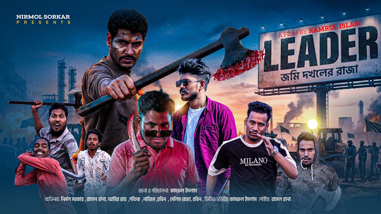 দ্য লিডার  | জমি দখলের রাজা Leader movie Short Film  | New Action Drama 2026