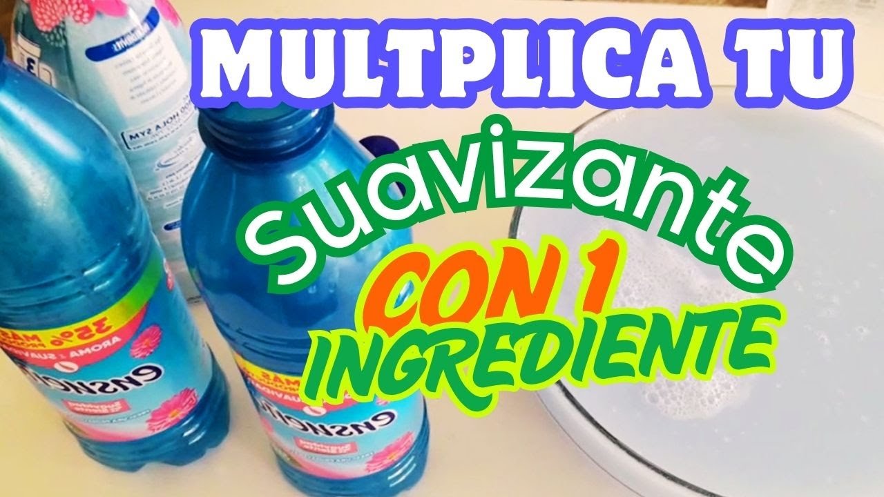 MULTIPLICA TU SUAVIZANTE CON 1 SOLO INGREDIENTE!!