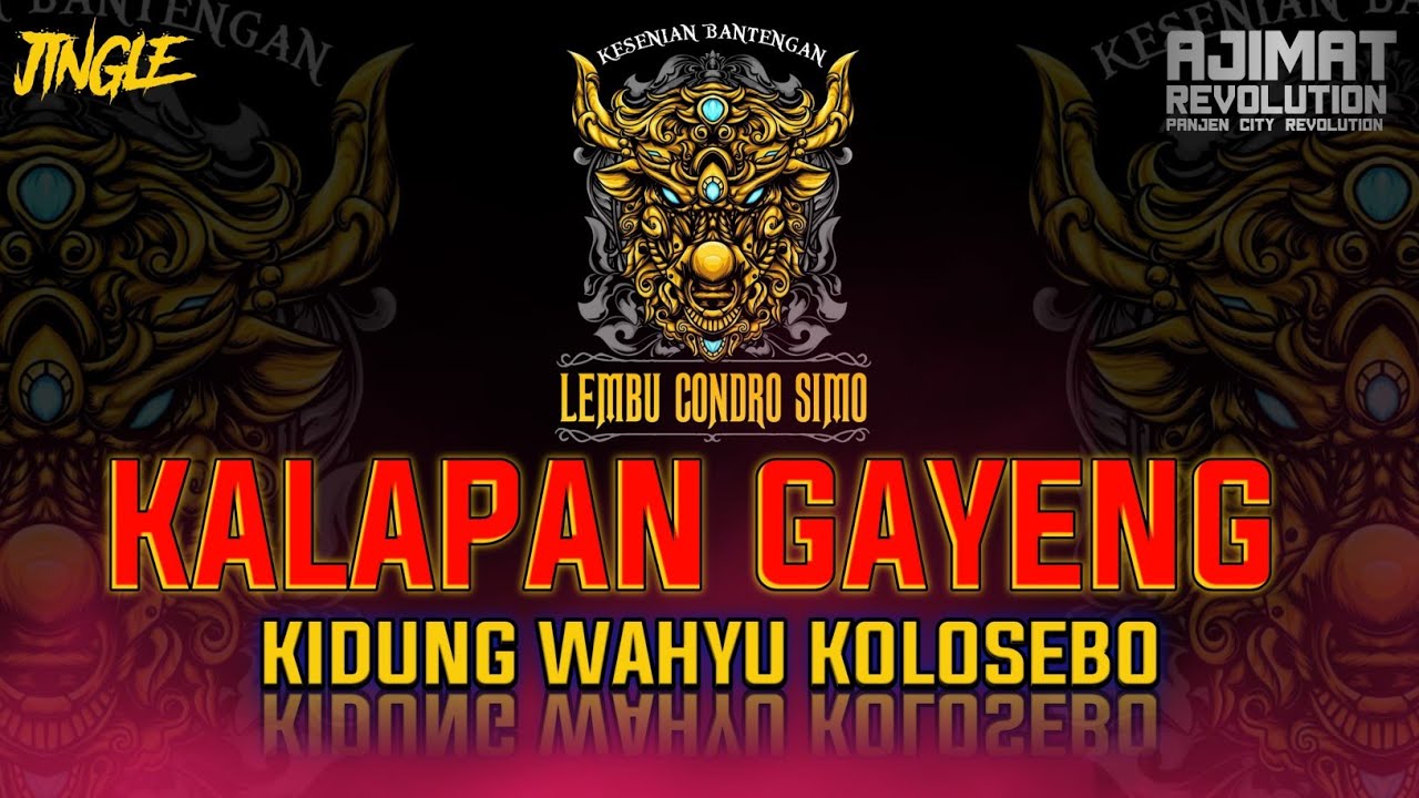 JINGGEL LEMBU CONDRO SIMO|AREK WINGI SORE|ELSANUM AUDIO•BY: AJI JIMAT RVLTN