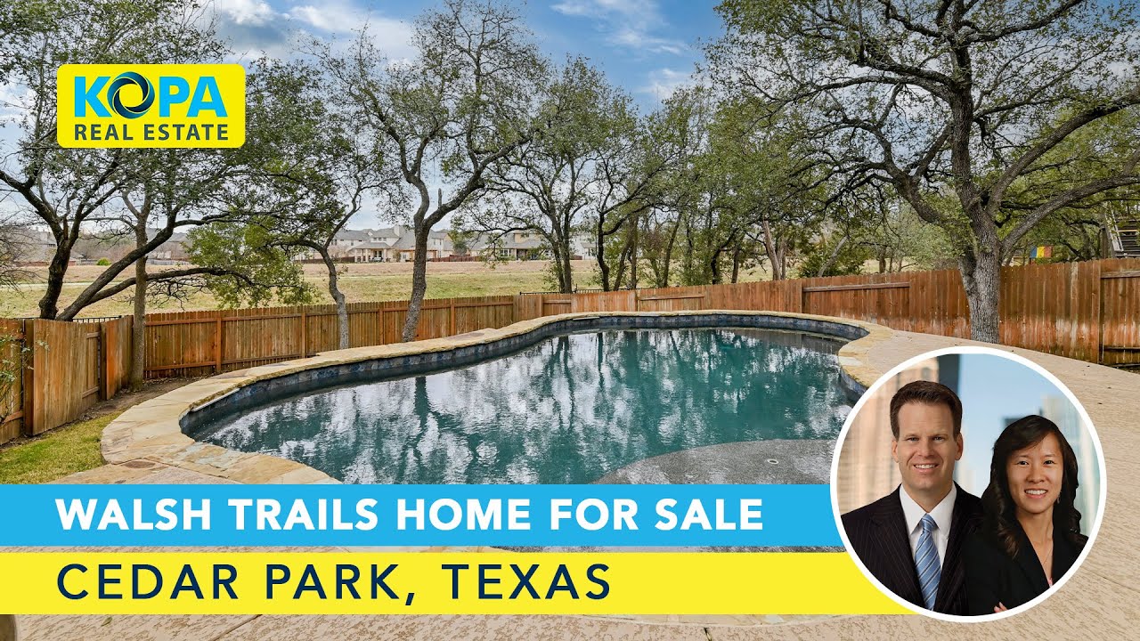 Walsh Trails Home With A Pool For Sale | 4402 Zachary's Run, Cedar Park, TX 78613 | Kopa Real Estate