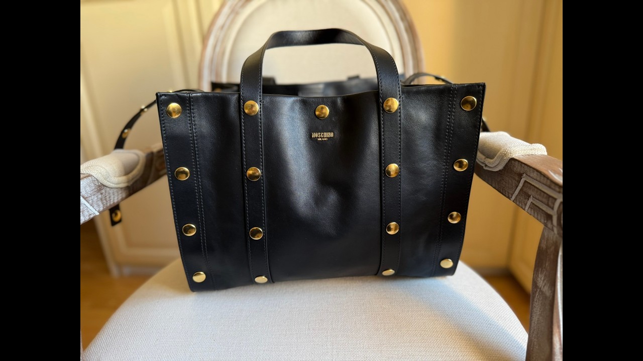 In the Moschino bag!