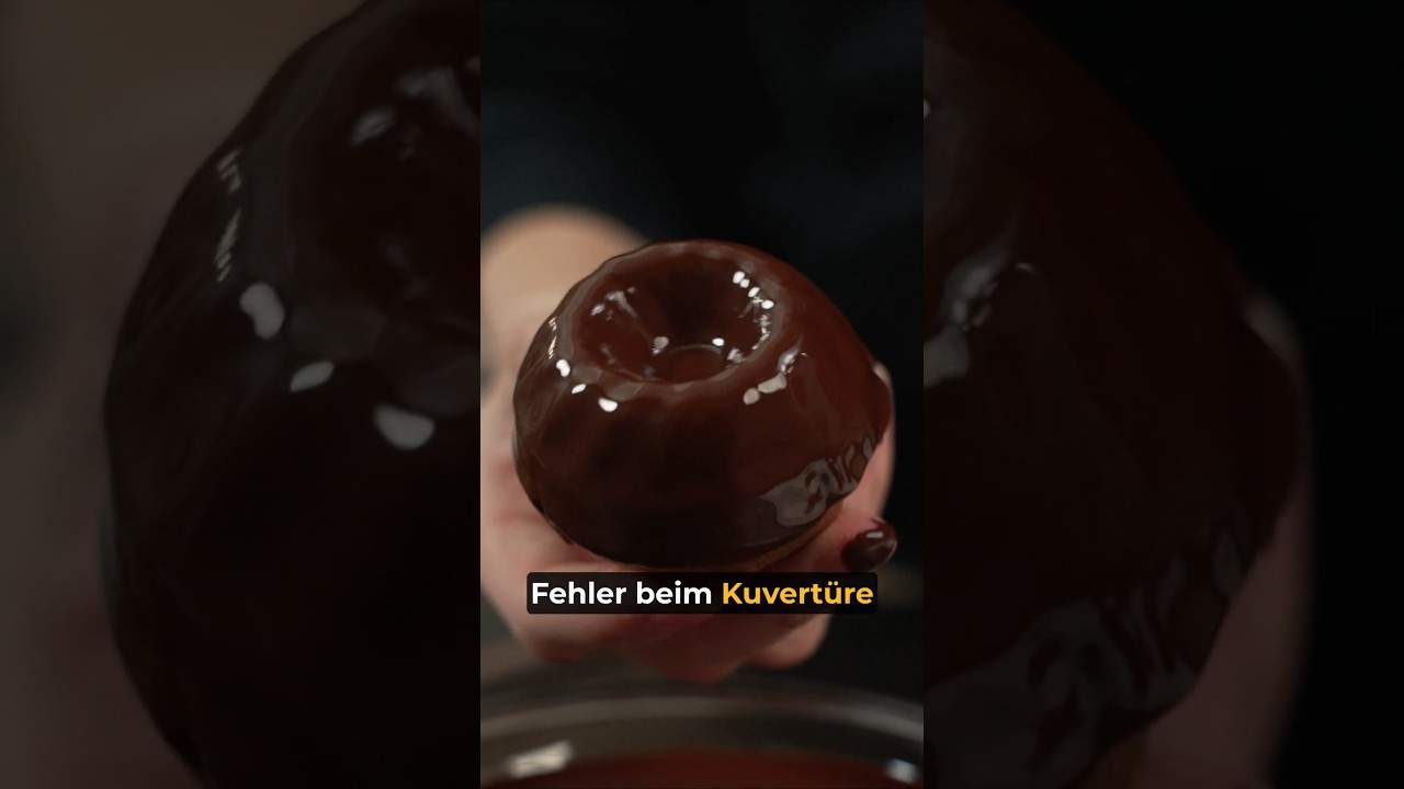 Mit Kuvert&uuml;re richtig glasieren✨🍫 #shorts #marcelpaa #tippsundtricks