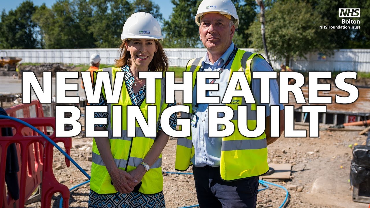 Brand new theatres being built at Royal Bolton Hospital