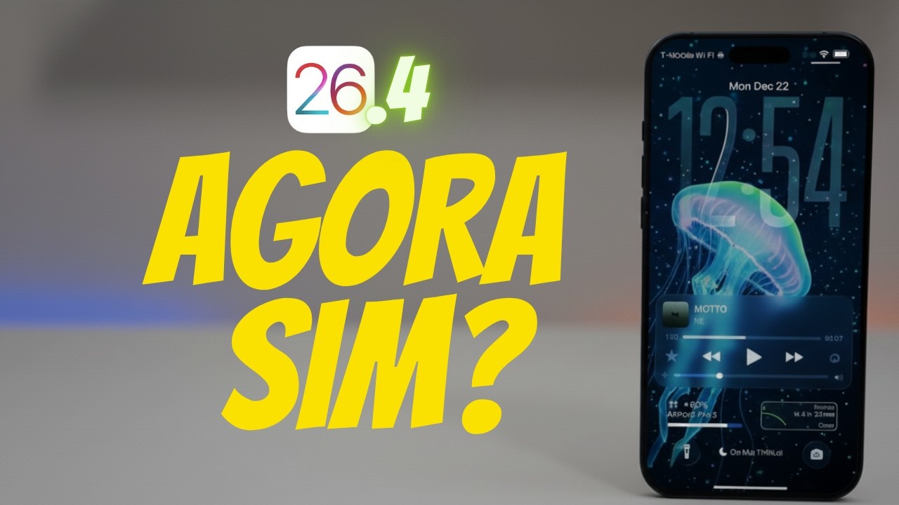 iOS 26.4 VAI MUDAR TUDO! 🚨 O que realmente vai chegar