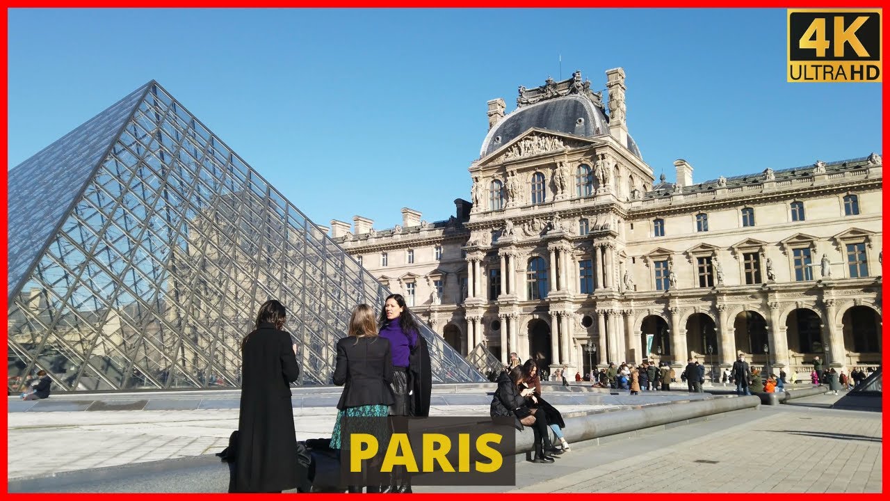 Paris , France 🇫🇷 - Paris Winter 2022 - 4K HDR Walking Tour | Paris 4K