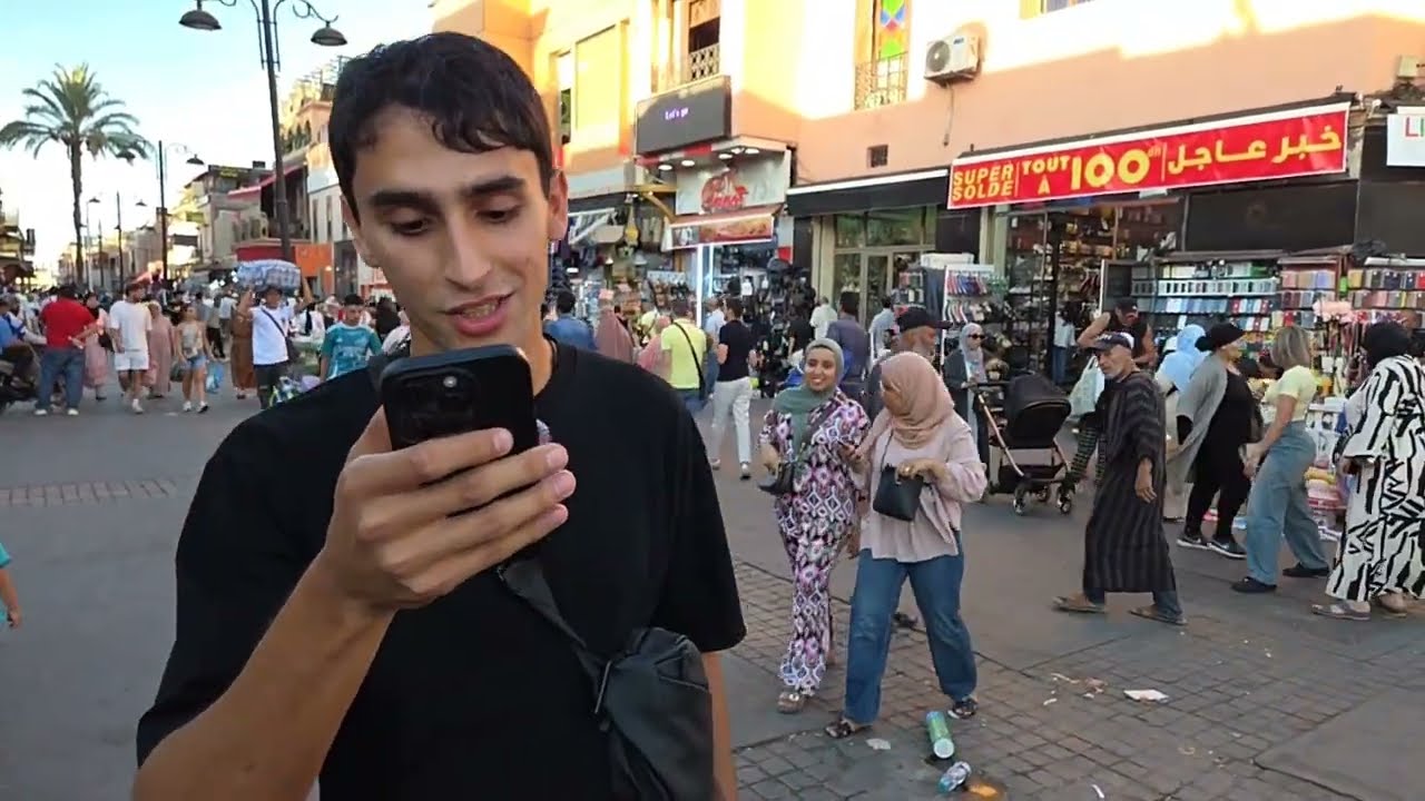 ثاني يوم في مراكش مباشرة من جامع الفناء 