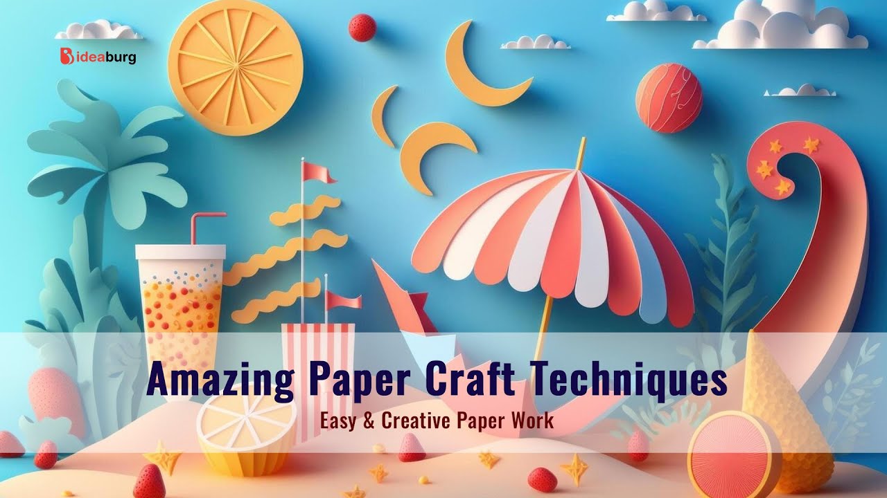 Amazing Paper Craft Techniques | Top View Tutorial | DIY Art Ideas