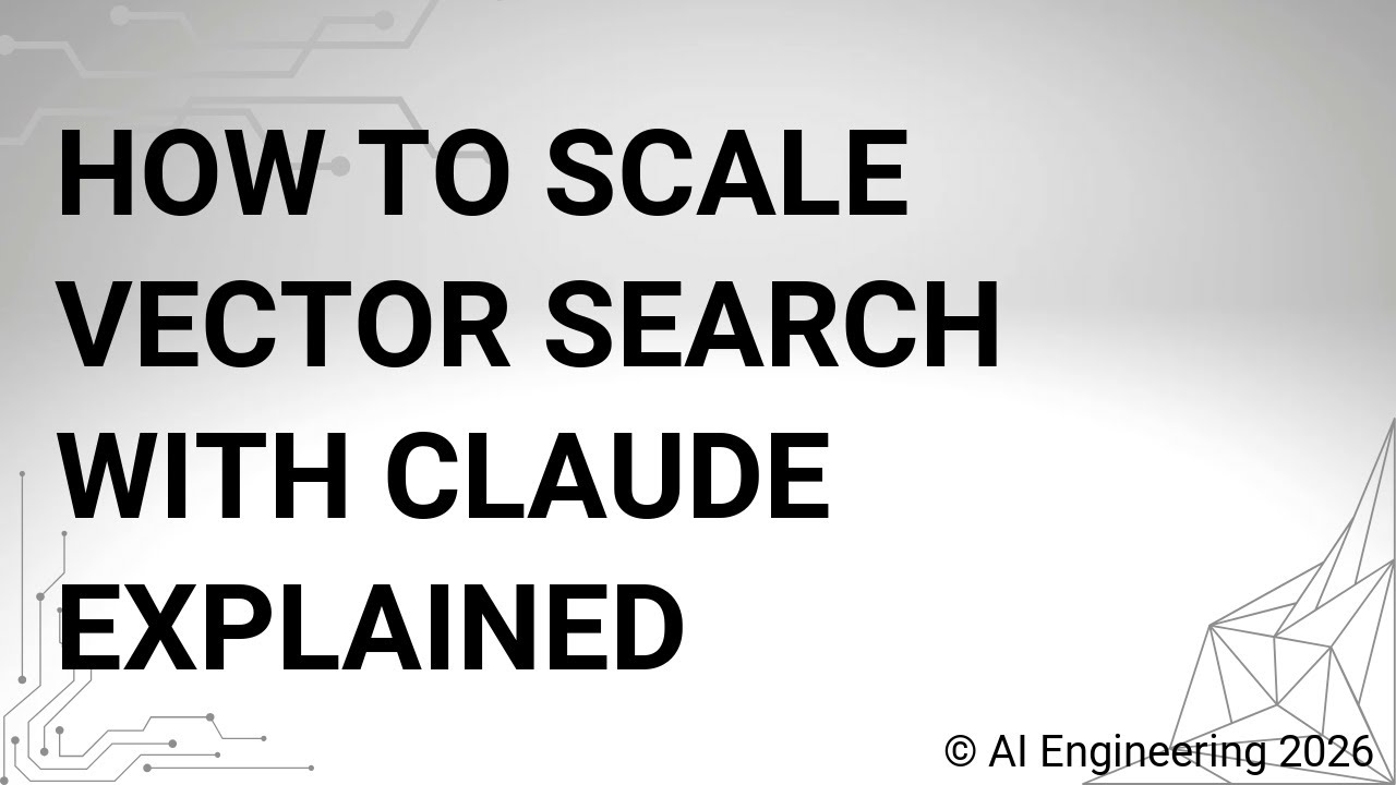 How to Scale Vector Search with Claude Explained