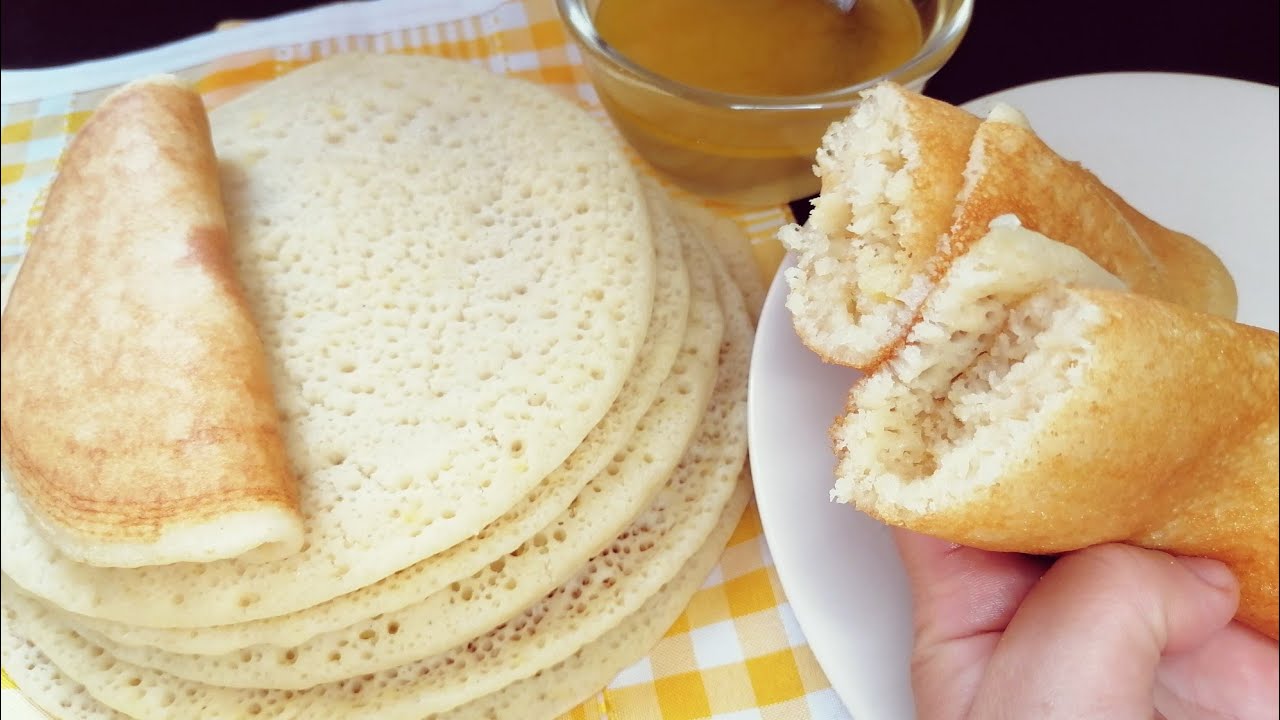 بغرير السميد بدون إختمار سهل وسريع في 5 دقائق💥 ناجح من أول تجربة💯