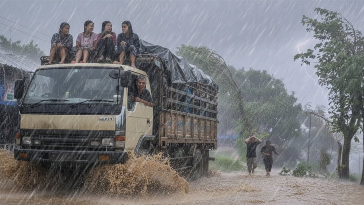 THE BIGGEST SUPER RAIN IN HISTORY IN INDONESIA, HEAVY RAIN, STORMS, STRONG WINDS, LIGHTNING