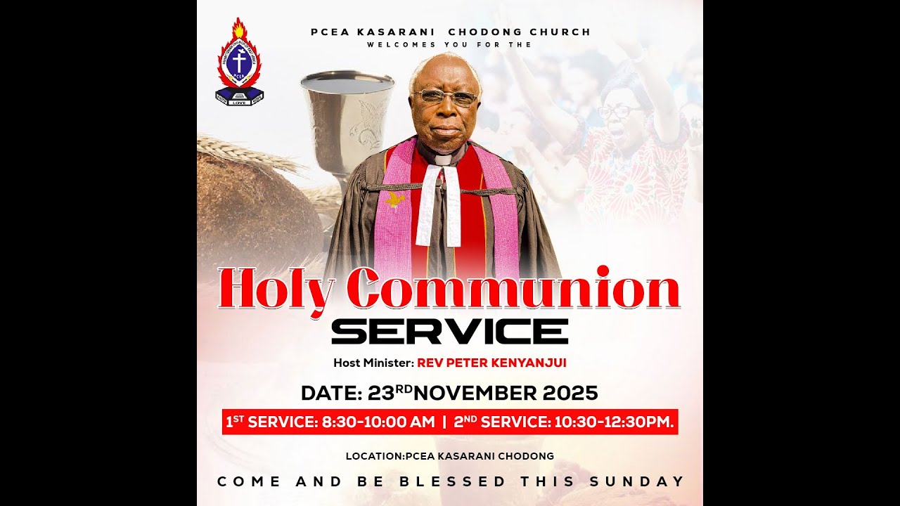 PCEA KASARANI CHODONG CHURCH - ANNUAL GENERAL MEETING SERVICE WITH REV KENYANJUI   23/11/2025