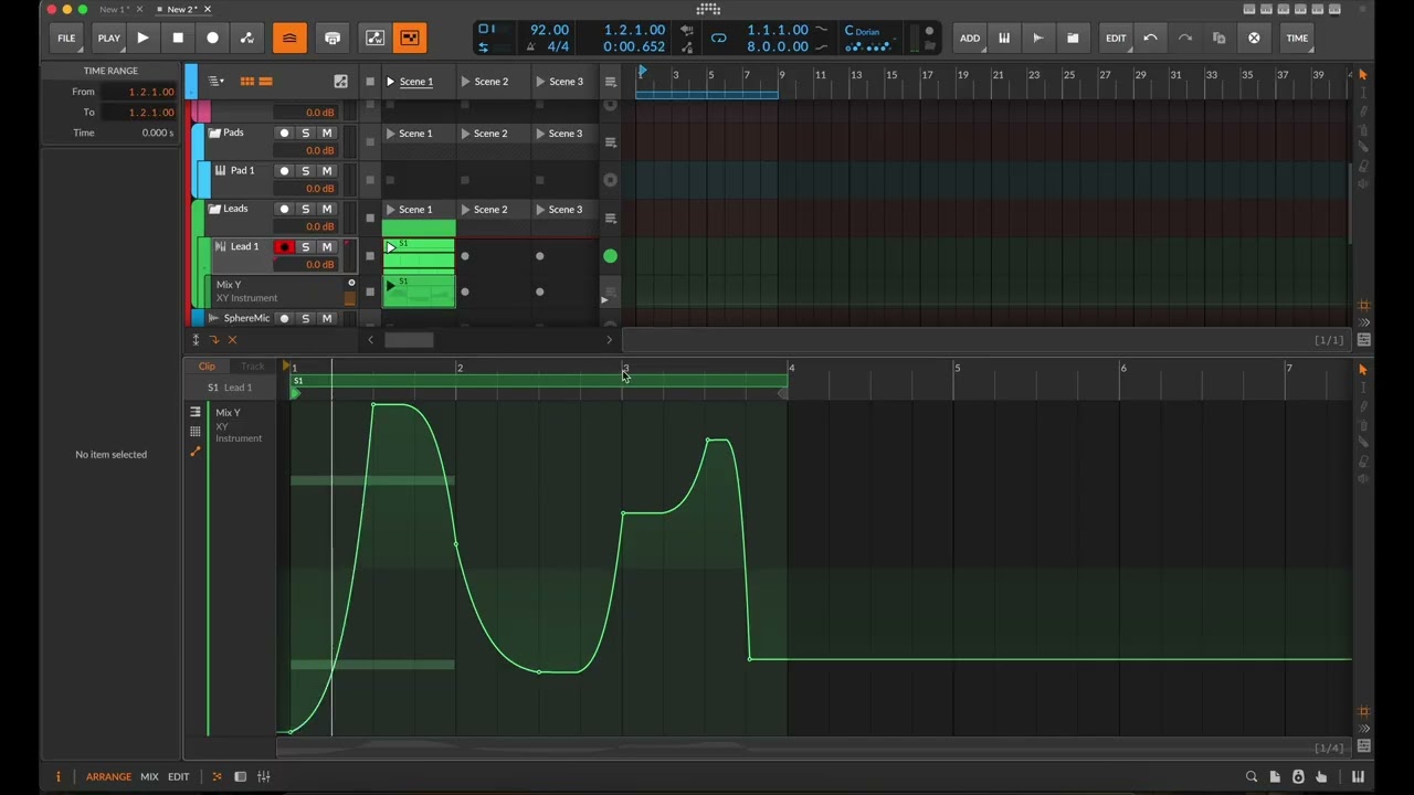 Automation editing in Bitwig 6 for endless variation!